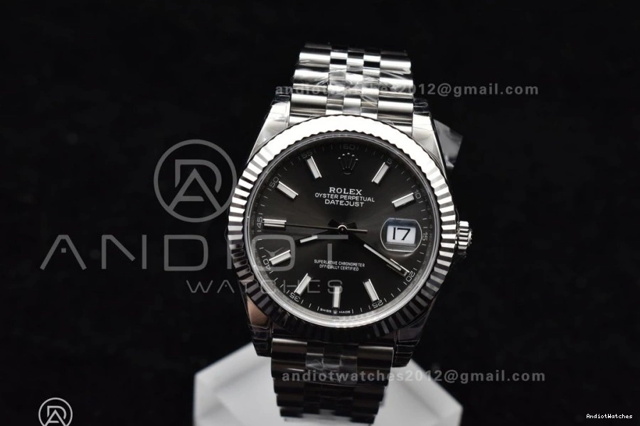 Grey VSF 126334 Dial 904L Colorful Edition Best Steel Jubilee VS 1:1 SS Stick DateJust Bracelet 644 41 On 1229